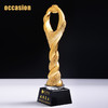 合作共赢奖杯定制创意优秀员工纪念品 奖品定做刻字 树脂年会礼品 商品缩略图3