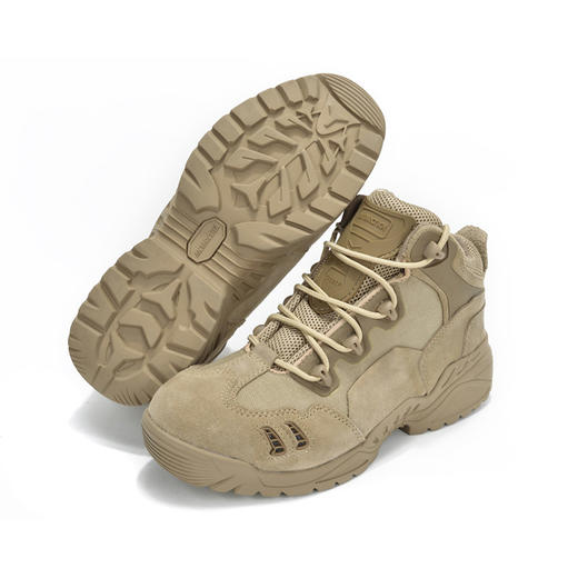 鲨鱼鳃防水抗穿刺全能四季战术靴 户外登山鞋作训靴徒步鞋防水防滑鞋城市通勤低帮高中帮登山鞋 商品图4