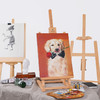 中盛桌面小台式升降木制油画架红榉木广告海报展示架 HJ-4B小画架 商品缩略图1