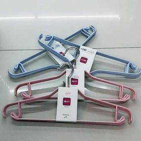 【百汇到家】顺艺塑料浸胶多用衣架B款116五只装