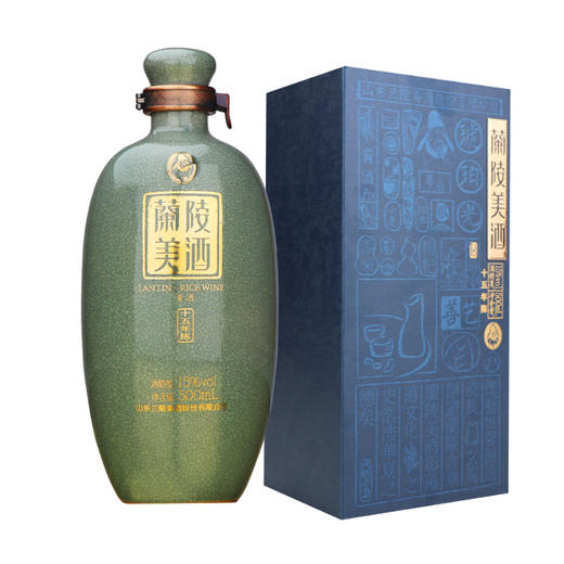 兰陵美酒十五年陈15度500mL特型黄酒 单瓶 商品图1