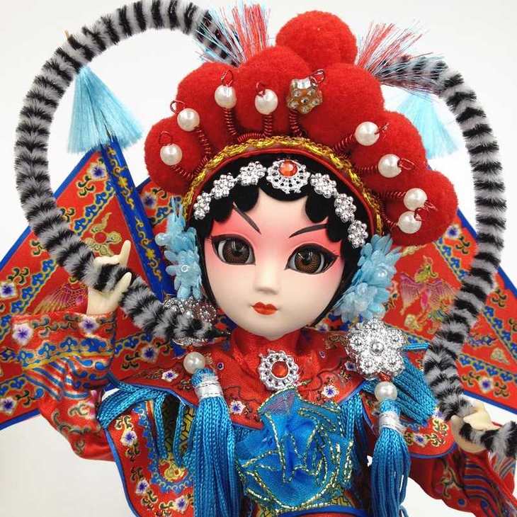 粤剧q版九寸娃娃