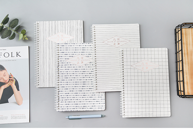 三年二班创意简约个性b5横线内页线圈本学生课堂笔记本记事本