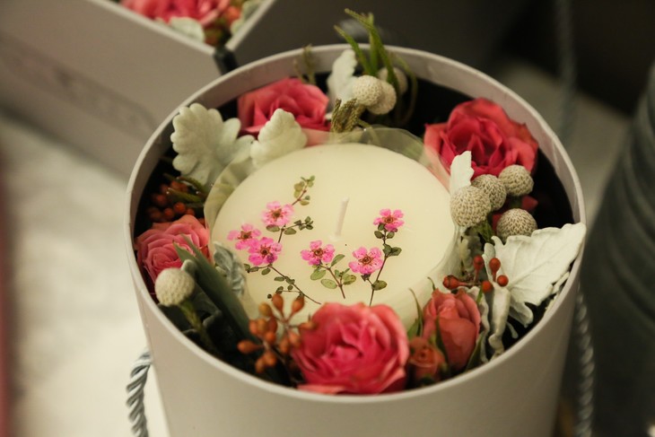 diy压花蜡烛||恬静美好的手作之邀