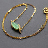 冰种阳绿翡翠马眼锁骨链 商品缩略图4