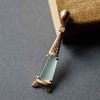 高冰种蓝水翡翠塔吊坠 商品缩略图2