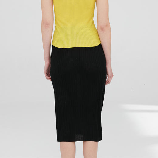 开司米丝 开叉螺纹半身裙 商品图10