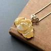 冰种黄翡和和美美连年有余18k黄金镶嵌 商品缩略图2