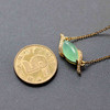 冰种阳绿翡翠马眼锁骨链 商品缩略图2