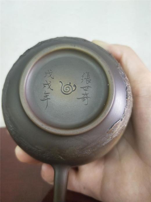 台湾大师  章世奇 女王头壶（口径约4.5cm,高约9cm） 商品图3