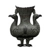 仿制青铜器铜器大号双凤杯青铜摆件花瓶WBH13090139 Newly made Bronze Vase 商品缩略图2