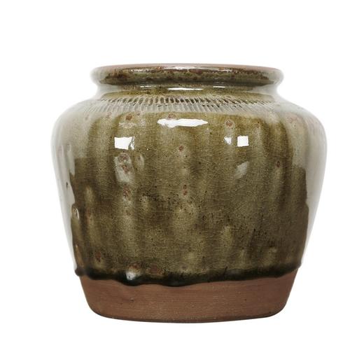 新仿瓷器仿古瓷器黄釉罐QQ18010050 Newly made Porcelain Small green jar 商品图1