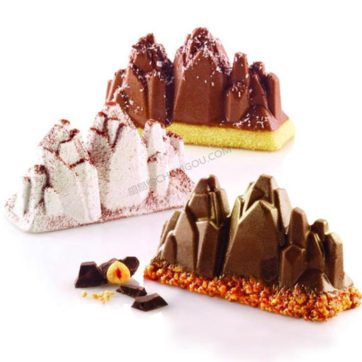 创意雪山冰岭创意模具/6孔模具  制作巧克力或者慕斯均可 商品图1
