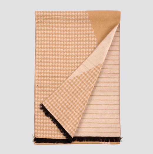 Korssan 桑蚕丝几何线条时尚围巾  KFW1501001 商品图10