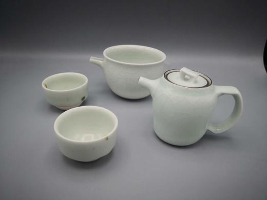 台湾名家 李仁嵋 青瓷壶组【1壶+2小杯+1公杯】 商品图0