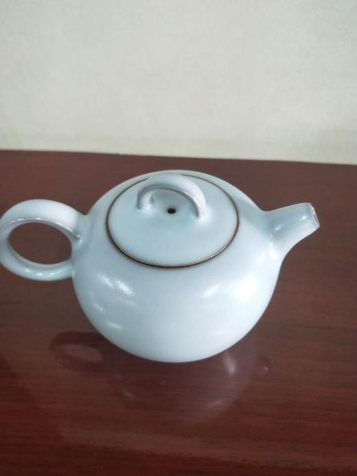 台湾名家 苏保在 手工 天青壶（口径5cm，高7cm） 商品图5