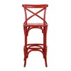 新仿桦木仿旧家具彩漆吧椅吧椅椅子 QQ14010046-橘 Newly made Birch wood Bar chair 商品缩略图1