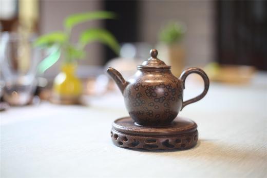 台湾名家 颜东坡 熏烧壶第一款(口约4cm,高约8.5cm) 商品图0