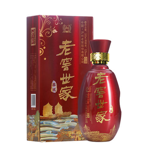 52度老窖世家喜装白酒 500ml*6    泸州老窖官方旗舰店 商品图2