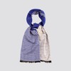 Korssan 桑蚕丝几何线条时尚围巾  KFW1501001 商品缩略图0