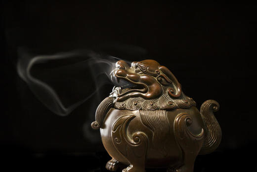 瑞兽狻猊熏香炉 商品图3