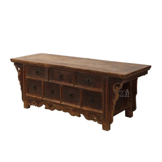 清晚期榆木古董家具电视柜矮柜柜子QB16120067 Antique Elm wood Low cabinet 商品图2