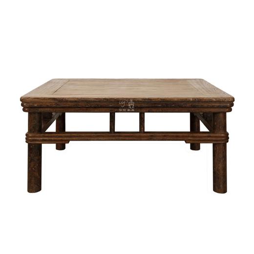 清晚期榆木古董家具方咖啡台茶几矮方桌QB16120071 Antique Elm wood Coffee table 商品图1