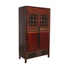 清晚期楠木古董家具红漆大柜衣柜书柜Q0504112460 Antique Cedar wood Red lacquer cabinet 商品缩略图2