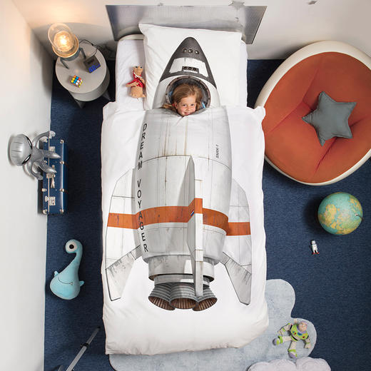 3d印花荷兰snurk进口成人儿童火箭欧式床上用品套装