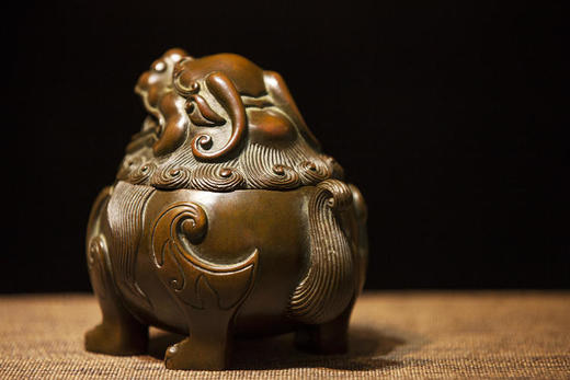 瑞兽狻猊熏香炉 商品图2