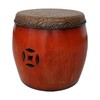 老改榆木新中式鼓凳绿圆凳红圆凳QB18040082 Modified Elm wood Drum stool 商品缩略图3