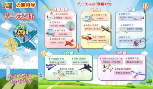 【教师子女】2021秋台州市蓬街私立小学力翰科学三年级【八一无人机】课程 21.C.Q.D.06.26 商品图1