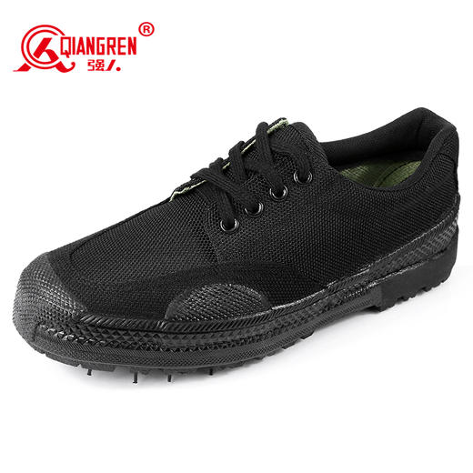 强人 徒步工地户外透气耐磨防穿刺军迷作训胶解放鞋 商品图1