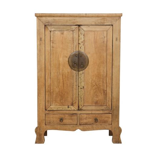 清晚期核桃木古董家具二门二屉柜衣柜大柜Q1706003856 Antique Walnut wood Cabinet 商品图1