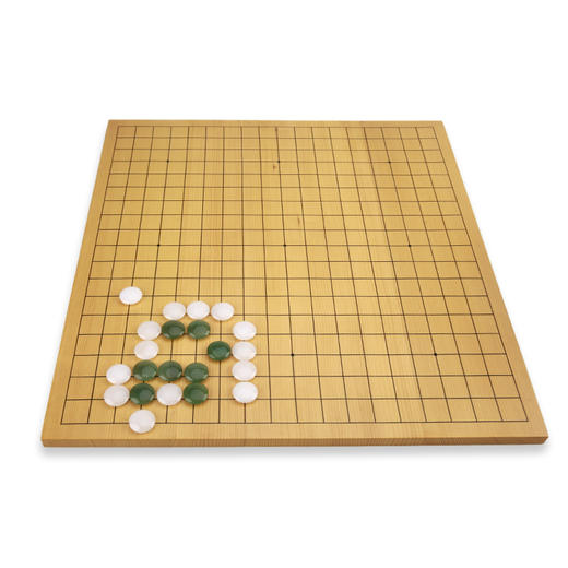 昆仑玉东陵玉围棋子配香花梨围棋罐 商品图1