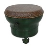 老改榆木新中式小脚盆凳小彩凳席面凳QB18040083 Modified Elm wood Small drum stool 商品缩略图2