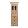新仿松木仿旧家具六屉二门柜角柜立柜QJY14010011 Newly made Pine wood Cabinet 商品缩略图1