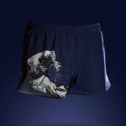 严素跑步运动短裤,疾风怒涛特价不退换,男/女款,带内衬,轻量,速干,透气,附袋 严素态度 商品图2