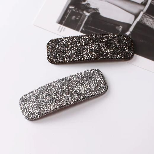 鞠婧媁同款发碎钻闪亮发夹韩版镶钻发卡顶夹头饰少女水钻BB夹TZW 商品图4