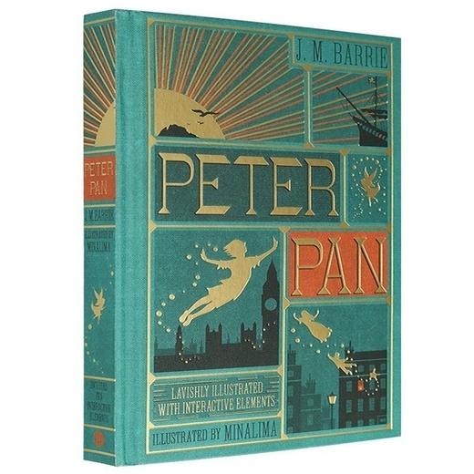 Peter Pan 小飞侠彼得潘 英文原版绘本 彩色立体书 儿童文学经典阅读 pop up book 英文版正版英语书 开发智力 商品图0