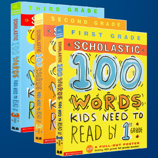 学乐美国小学100个英语词汇1-3册套装 英文版 Scholastic 100 Words Kids Need to Read 英文原版单词练习册 现货正版进口英语书籍 商品图3