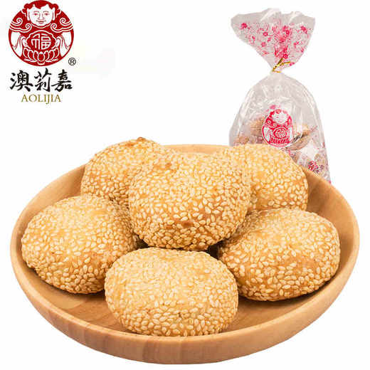 【澳莉嘉】松仁枣泥麻饼500g 商品图0