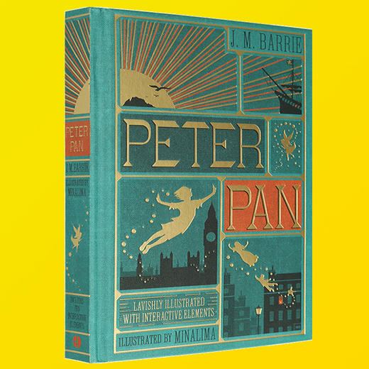 Peter Pan 小飞侠彼得潘 英文原版绘本 彩色立体书 儿童文学经典阅读 pop up book 英文版正版英语书 开发智力 商品图1