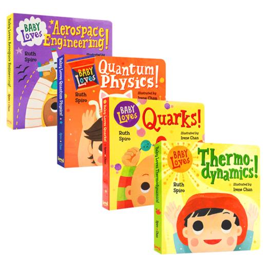 英文原版绘本书 宝宝爱科学 低幼科普4册纸板书 Baby Loves系列绘本 儿童启蒙入门亲子读物 英文版理工科绘本 进口正版英语书 商品图4