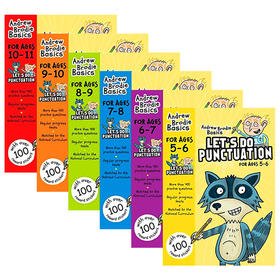 英文原版小学教材 英国小学英语标点符号练习册6本套装 Let's do Punctuation 5-11岁 安德鲁布鲁迪 Andrew Brodie 正版进口书籍