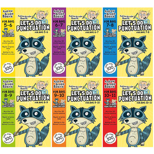英文原版小学教材 英国小学英语标点符号练习册6本套装 Let's do Punctuation 5-11岁 安德鲁布鲁迪 Andrew Brodie 正版进口书籍 商品图1