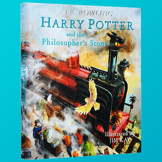 哈利波特与魔法石 英文原版小说 Harry Potter and the Philosopher s Stone 彩色插图大开本 彩色绘本 进口原版英文书 正版书籍 商品图2