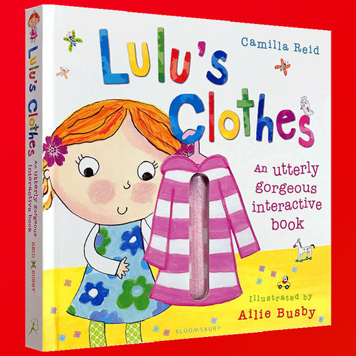露露的衣服 Lulu’s Clothes 英文原版英语绘本 我爱露露系列 幼儿启蒙趣味认知图画翻翻书 英文版精装触摸操作书机关书 商品图3