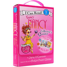 I Can Read系列 Fancy Nancy 漂亮的南希 英文原版绘本 5册套装 英文版儿童英语启蒙读物 正版英语书