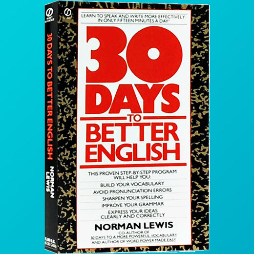 正版 30天提高英语技能 Thirty Days to Better English 英文原版 Word Power Made Easy 单词的力量作者 经典英文版学习 商品图3